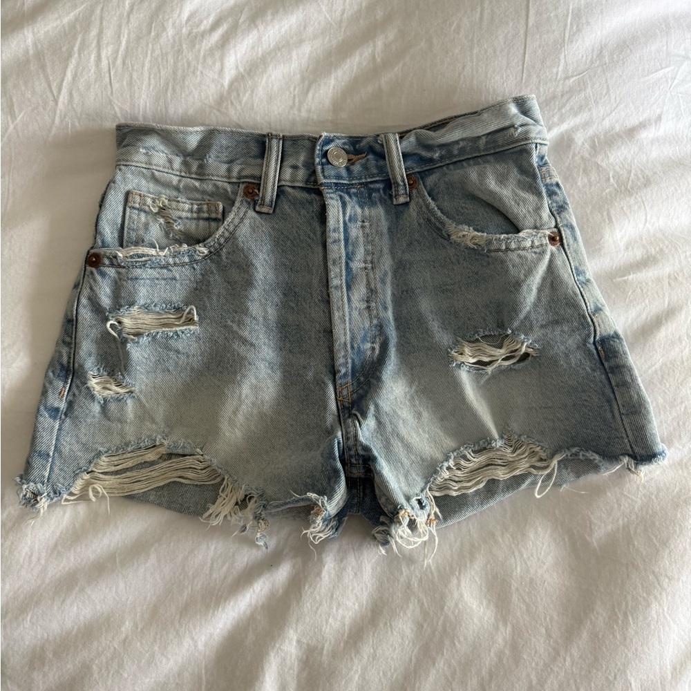 Zara denim shorts